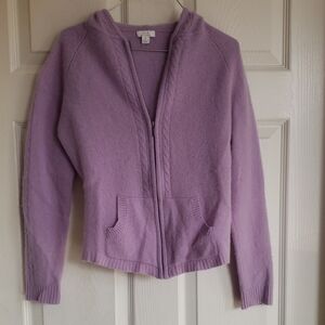 Apt. 9 Cashmere Lavender Cardigan Sweater